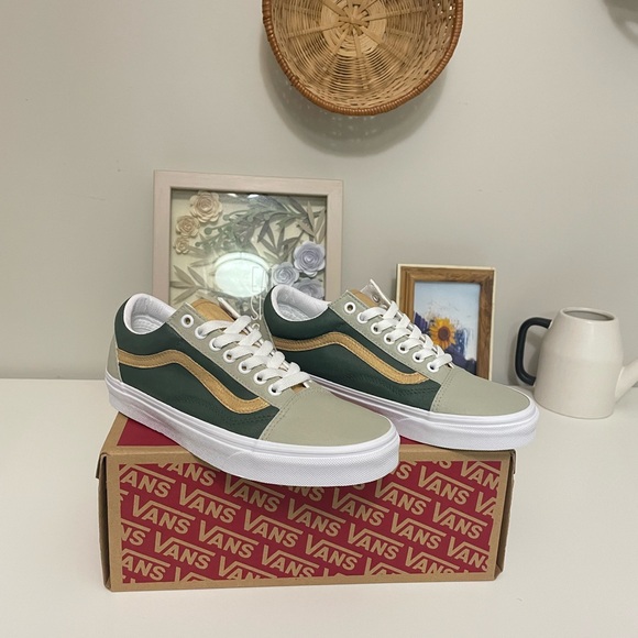 Vans old Skool customs olive and gold - Picture 6 of 6